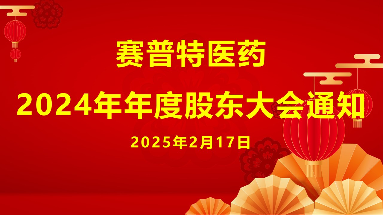 2024年年度股東大會(huì)通知